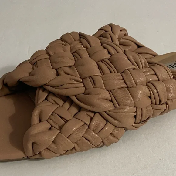 STEVE MADDEN Marina Sandals, Woven, Braided, Sz 7, Flats, Minimalist, Boho - Picture 5 of 14